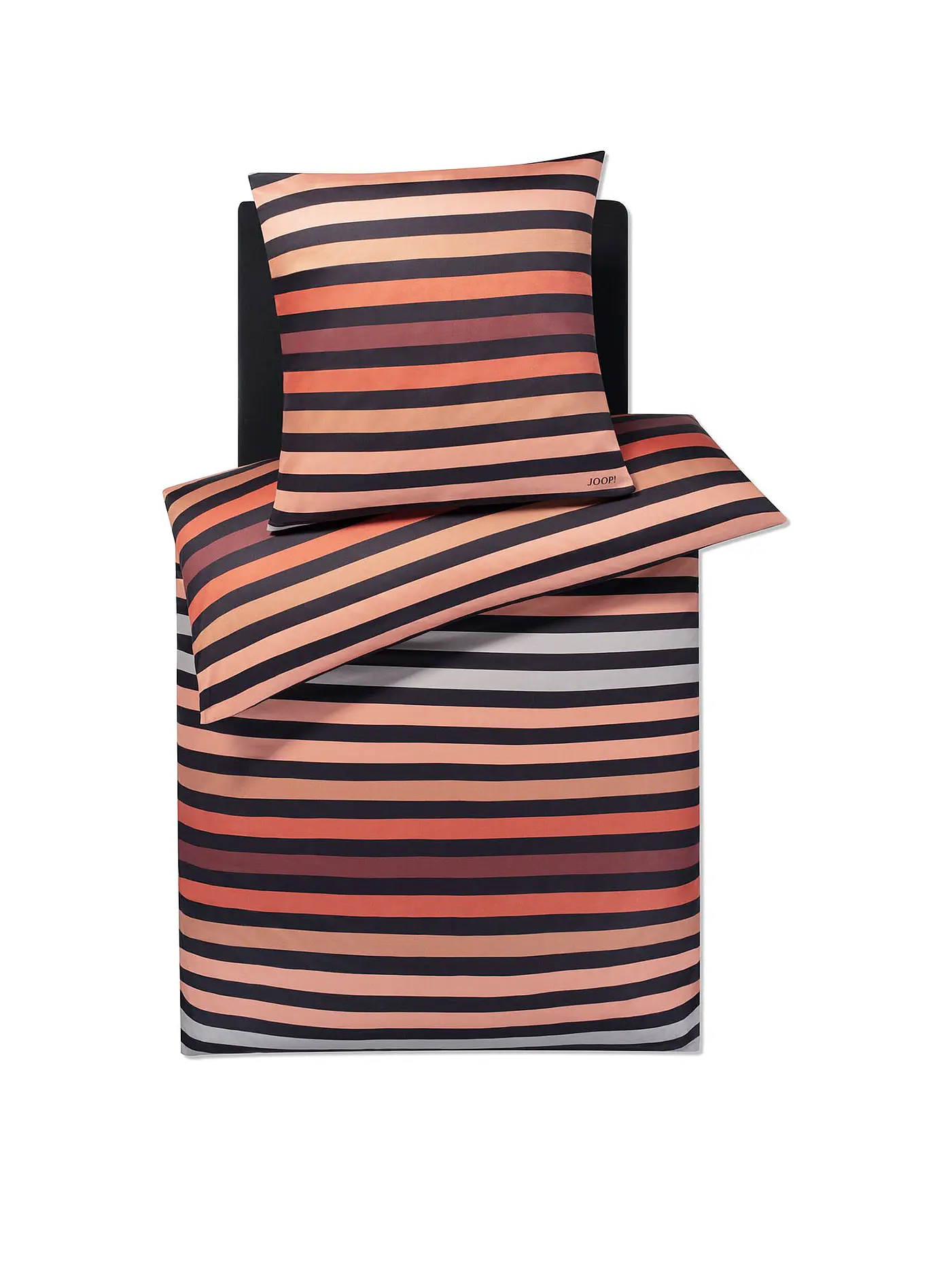 JOOP | Satin Bettwäsche TONE 70x90cm/140x220cm Apricot | 